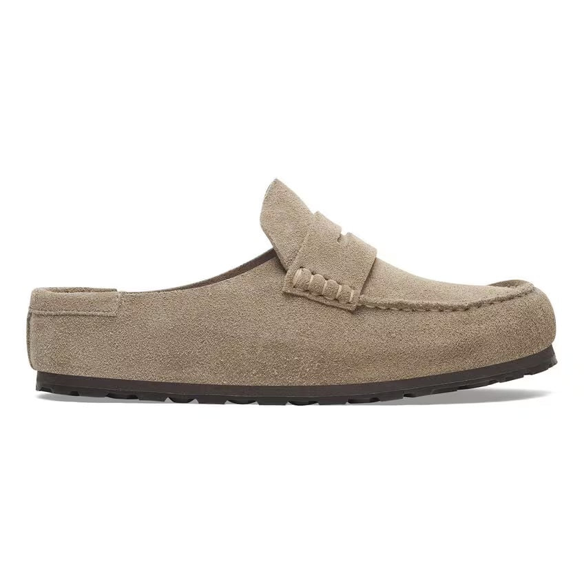 NAPLES WRAPPED TAUPE SUEDE