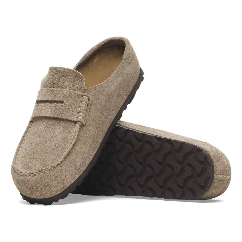 NAPLES WRAPPED TAUPE SUEDE