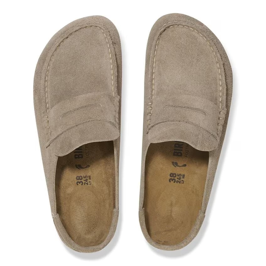NAPLES WRAPPED TAUPE SUEDE