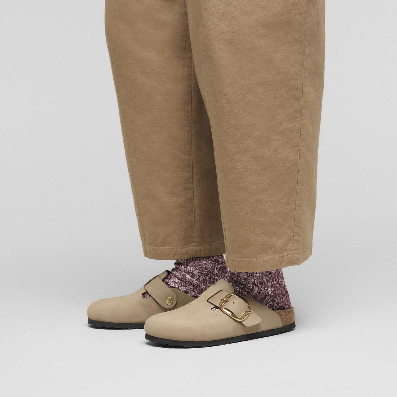 BIRKENSTOCK Boston Big Buckle TABACCO BROWN