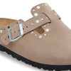 BIRKENSTOCK Boston Rivets Pelle scamosciata TAUPE