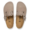 BIRKENSTOCK Boston Rivets Pelle scamosciata TAUPE