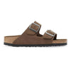 BIRKENSTOCK Arizona plantare morbido Pelle scamosciata Dark Tea Tonal