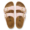 BIRKENSTOCK Arizona Big Buckle Birko-Flor Nubuck Light Rose