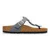 BIRKENSTOCK Gizeh Braided Pelle oliata BASALT GRAY