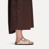 BIRKENSTOCK Arizona Big Buckle Pelle naturale vernice High-Shine Oyster