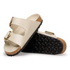 BIRKENSTOCK Arizona Big Buckle Pelle naturale vernice High-Shine Oyster