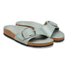 BIRKENSTOCK Madrid Big Buckle Pelle naturale vernice High-Shine Pure Sage