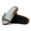 BIRKENSTOCK Madrid Big Buckle Pelle naturale vernice High-Shine Pure Sage