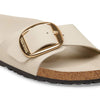 BIRKENSTOCK Madrid Big Buckle Pelle naturale vernice High-Shine Oyster