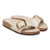 BIRKENSTOCK Madrid Big Buckle Pelle naturale vernice High-Shine Oyster