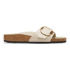 BIRKENSTOCK Madrid Big Buckle Pelle naturale vernice High-Shine Oyster