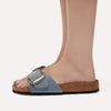 BIRKENSTOCK Madrid Big Buckle Pelle oliata BASALT GRAY
