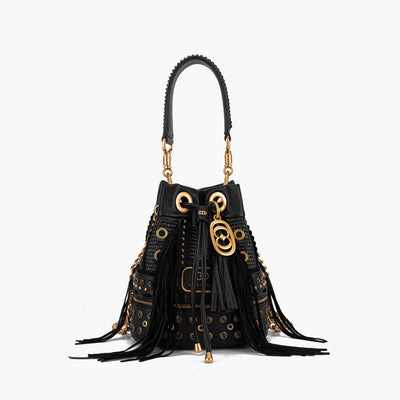 LA CARRIE BAG - Secchiello Ficus Black
