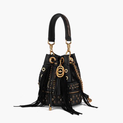 LA CARRIE BAG - Secchiello Ficus Black