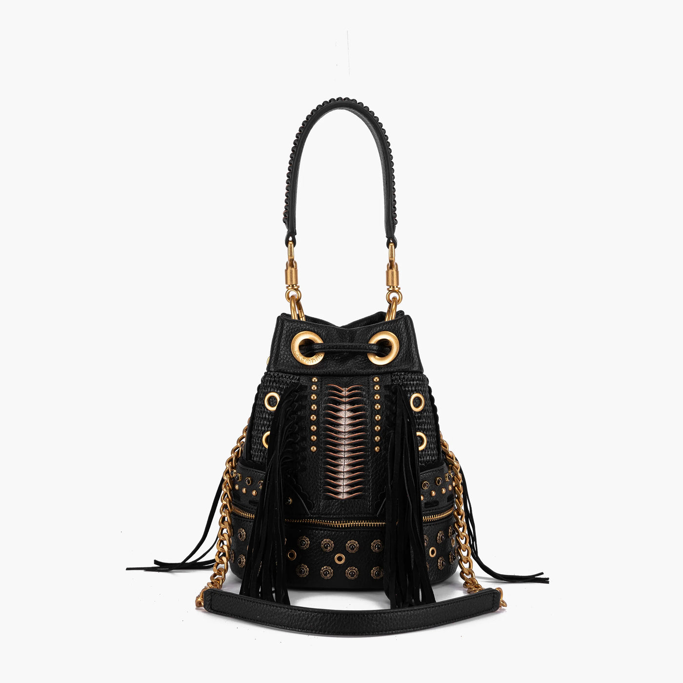 LA CARRIE BAG - Secchiello Ficus Black