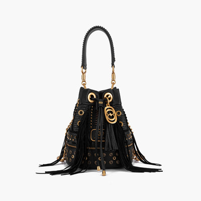 LA CARRIE BAG - Secchiello Ficus Black
