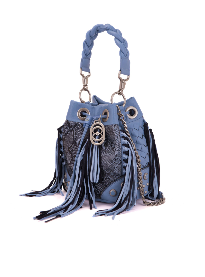LA CARRIE BAG - Secchiello Legacy Azzurro