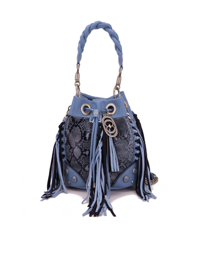LA CARRIE BAG - Secchiello Legacy Azzurro