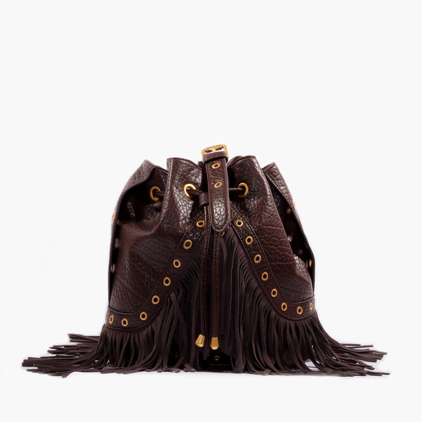 LA CARRIE Secchiello Fringes SKU:152M-EG-242-TBS_BRO