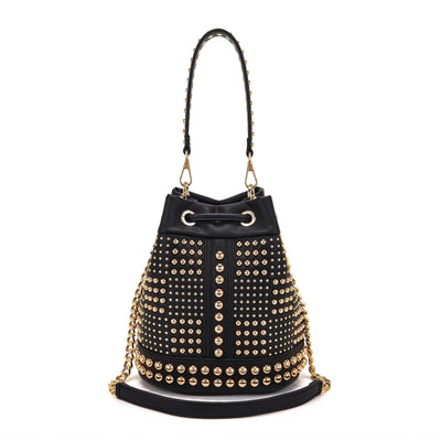 LA CARRIE BAG Secchiello Planet NERO-BLACK