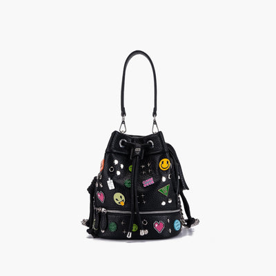 LA CARRIE BAG Secchiello Smiles SKU:152M-EM-179-TBS_BLA