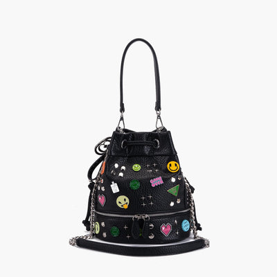 LA CARRIE BAG Secchiello Smiles SKU:152M-EM-179-TBS_BLA