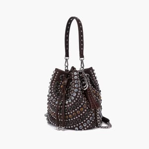 LA CARRIE BAG SECCHIELLO ANDROMEDA MARRONE