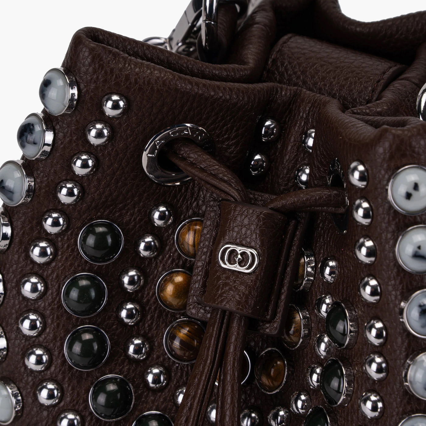 LA CARRIE BAG SECCHIELLO ANDROMEDA MARRONE