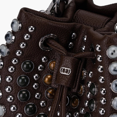 LA CARRIE BAG SECCHIELLO ANDROMEDA MARRONE