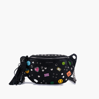 LA CARRIE Marsupio Smiles BLACK