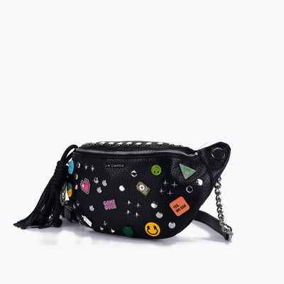 LA CARRIE Marsupio Smiles BLACK