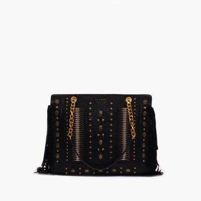 LA CARRIE Borsa a spalla Jungle  BLACK