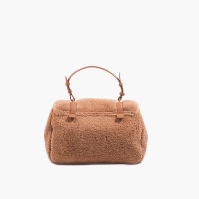 LA CARRIE Borsa Shopping Grande Atena Teddy SKU:152M-XB-118-FUS_BEI