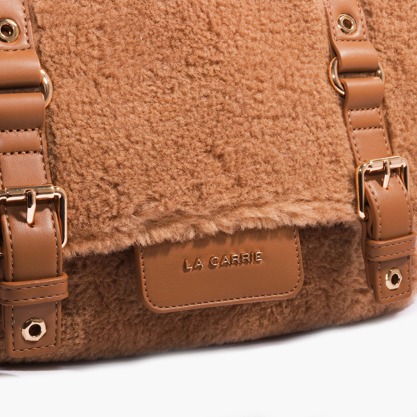 LA CARRIE Borsa Shopping Grande Atena Teddy SKU:152M-XB-118-FUS_BEI