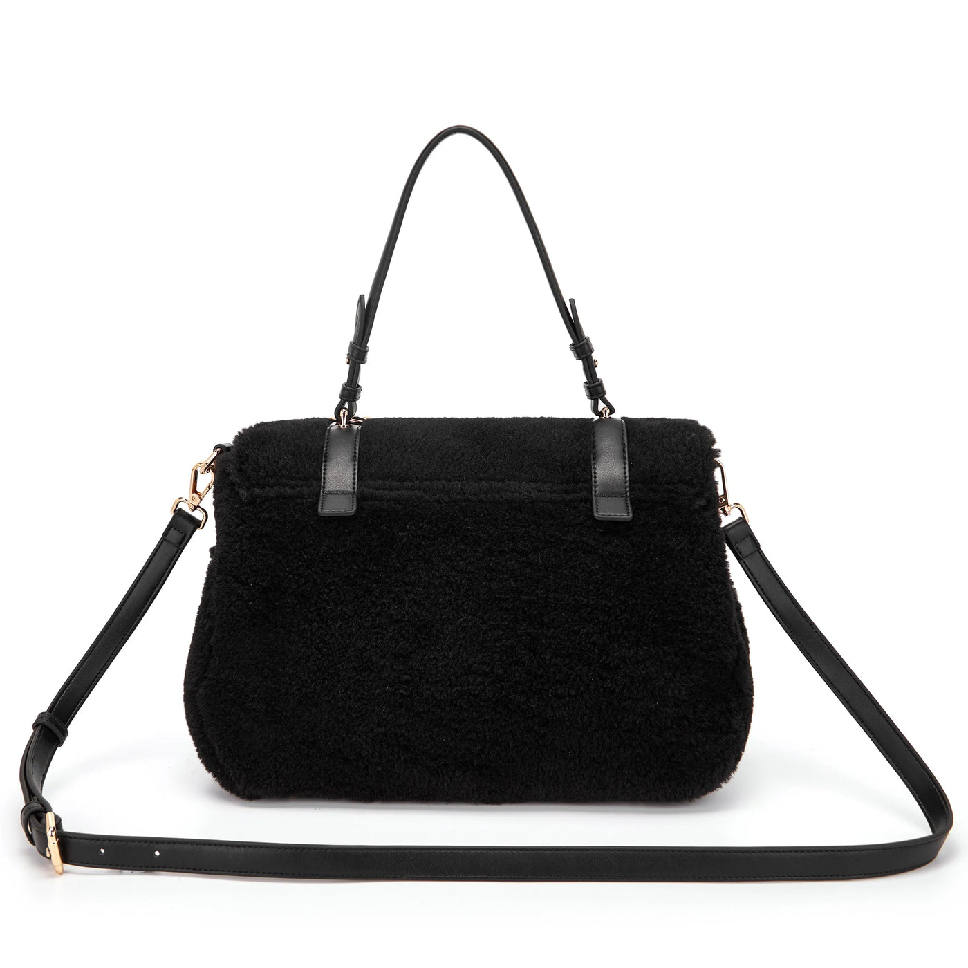 LA CARRIE Borsa Shopping Grande Atena Teddy SKU:152M-XB-118-FUS_BLA