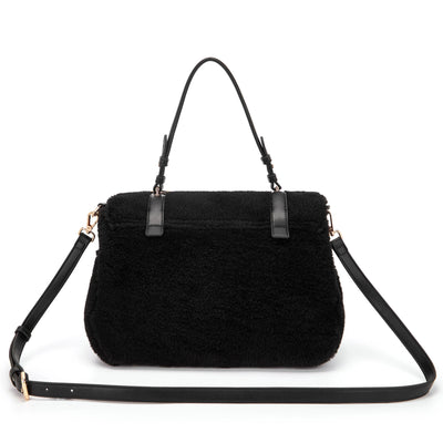 LA CARRIE Borsa Shopping Grande Atena Teddy SKU:152M-XB-118-FUS_BLA
