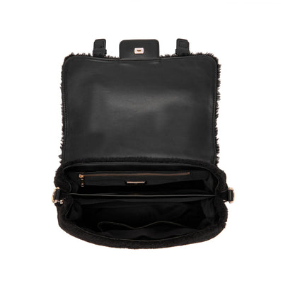 LA CARRIE Borsa Shopping Grande Atena Teddy SKU:152M-XB-118-FUS_BLA