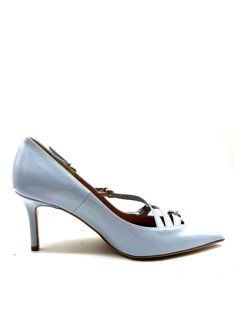 Divine Follie - Décolleté lucida in pelle polvere