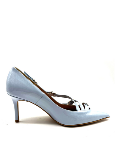 Divine Follie - Décolleté lucida in pelle polvere