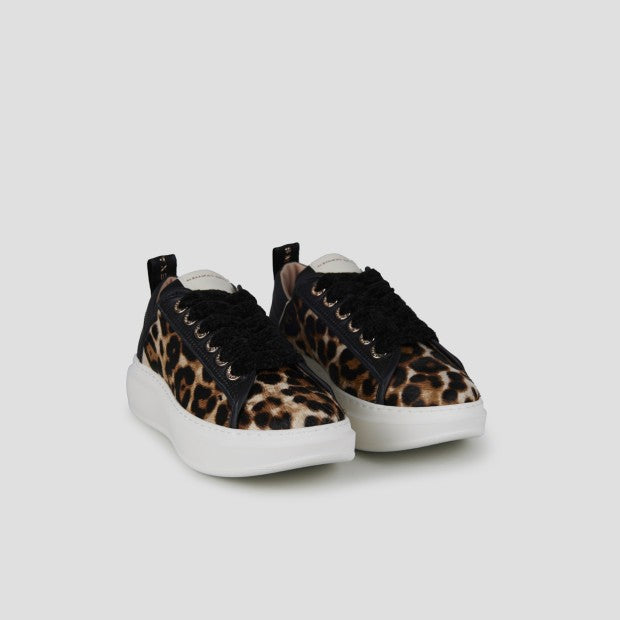 ALEXANDER SMITHWembley Donna in cavallino maculato e tallone in pelle nera ASBCWYW0225CSB/01