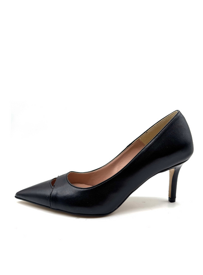 Divine Follie - Décolleté in pelle black