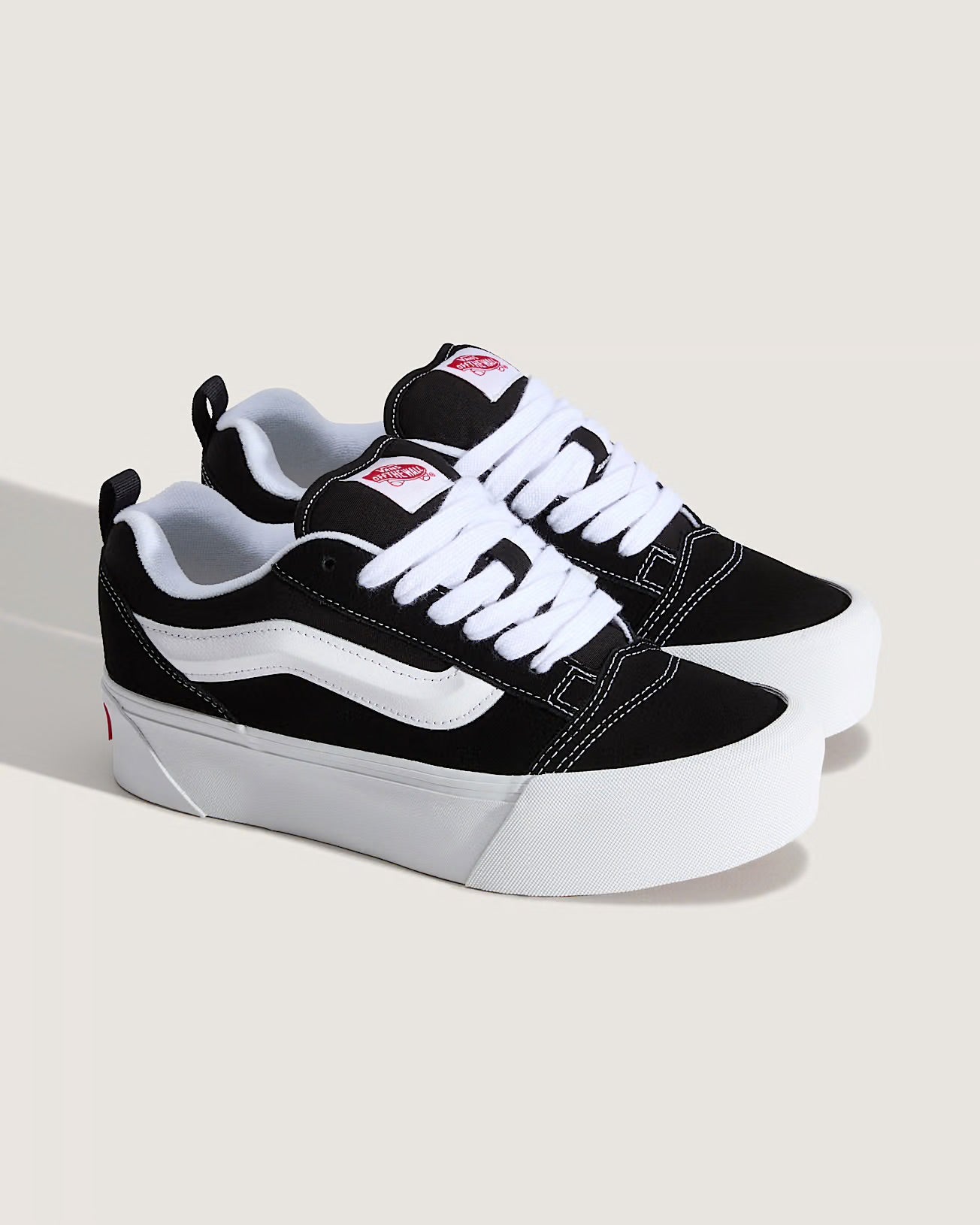 VANS Knu Stack BLACK/TRUE WHITE Style VN000CP66BT