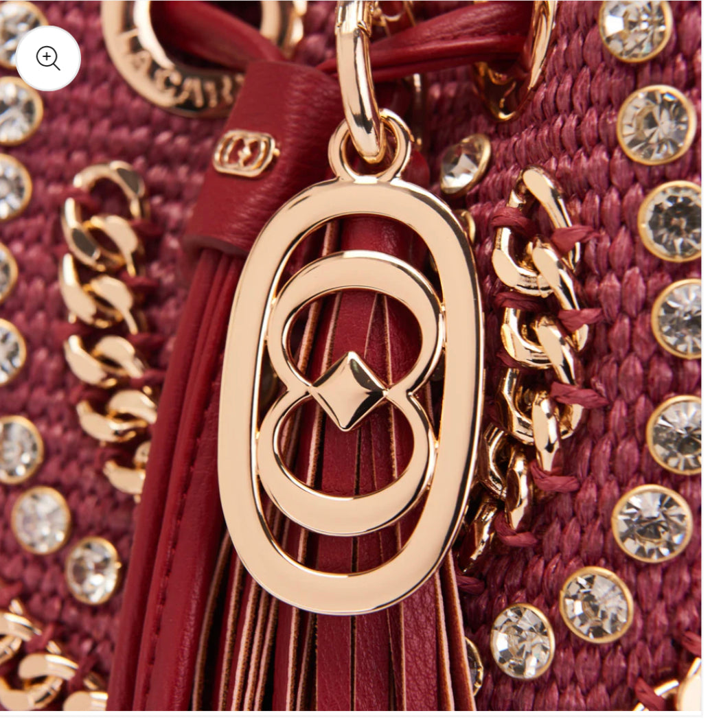 La Carrie Bag Secchiello piccolo Mirror Marsala