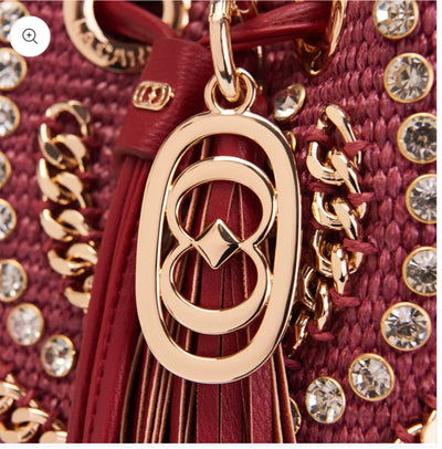 La Carrie Bag Secchiello piccolo Mirror Marsala