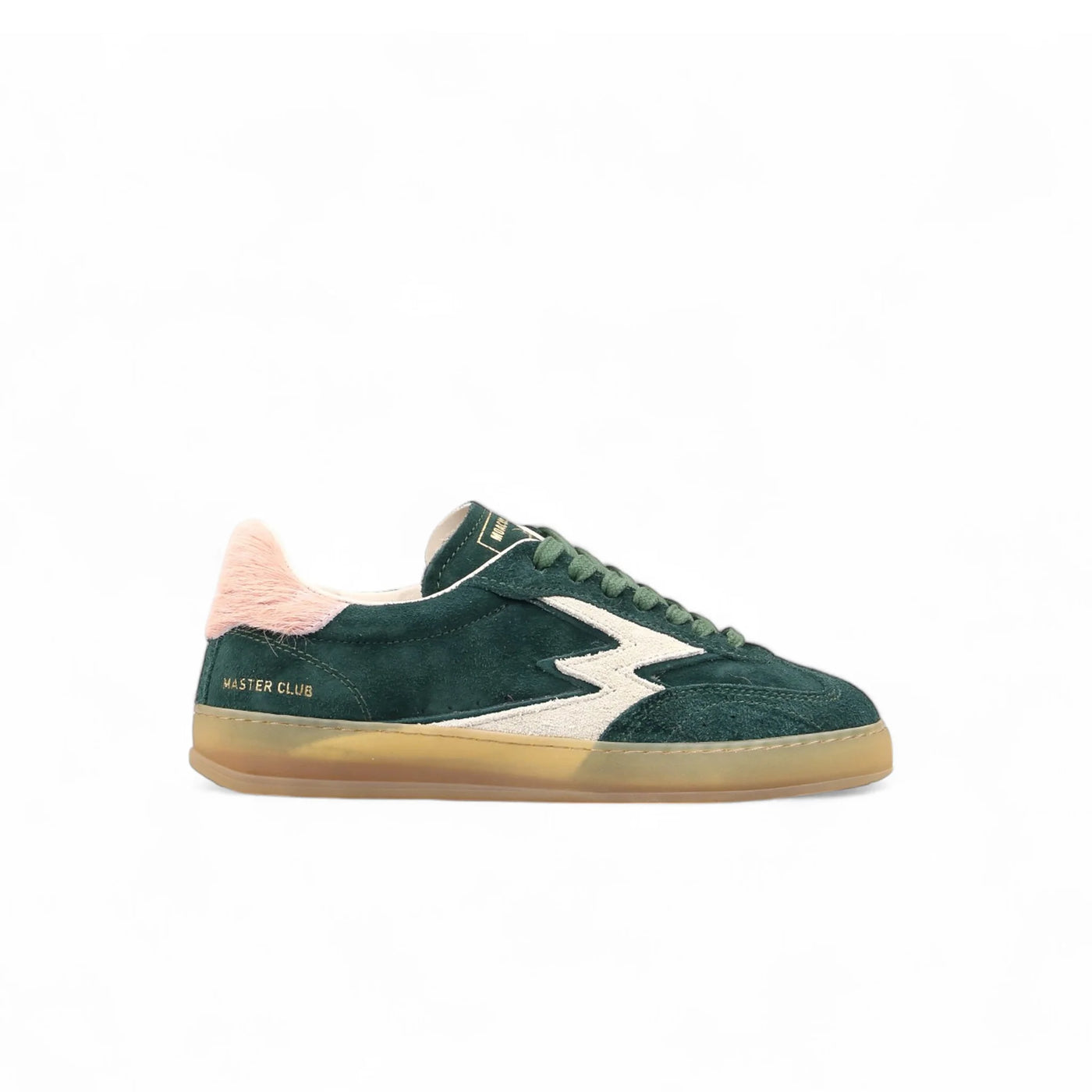 MOACONCEPT SNEAKER CLUB SUEDE VERDE E CAVALLINO