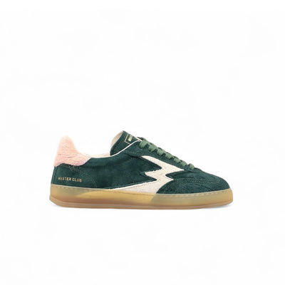MOACONCEPT SNEAKER CLUB SUEDE VERDE E CAVALLINO