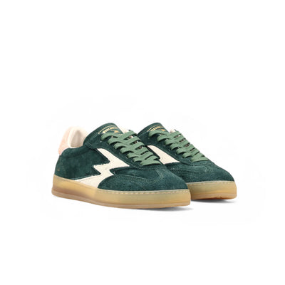 MOACONCEPT SNEAKER CLUB SUEDE VERDE E CAVALLINO