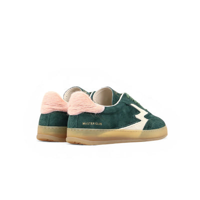 MOACONCEPT SNEAKER CLUB SUEDE VERDE E CAVALLINO