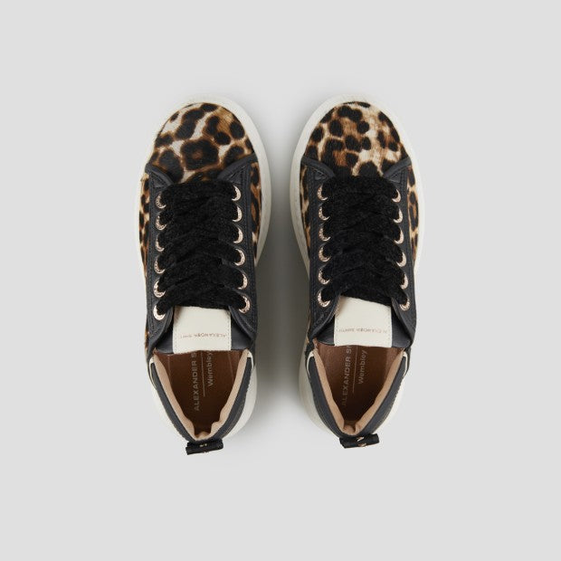 ALEXANDER SMITHWembley Donna in cavallino maculato e tallone in pelle nera ASBCWYW0225CSB/01